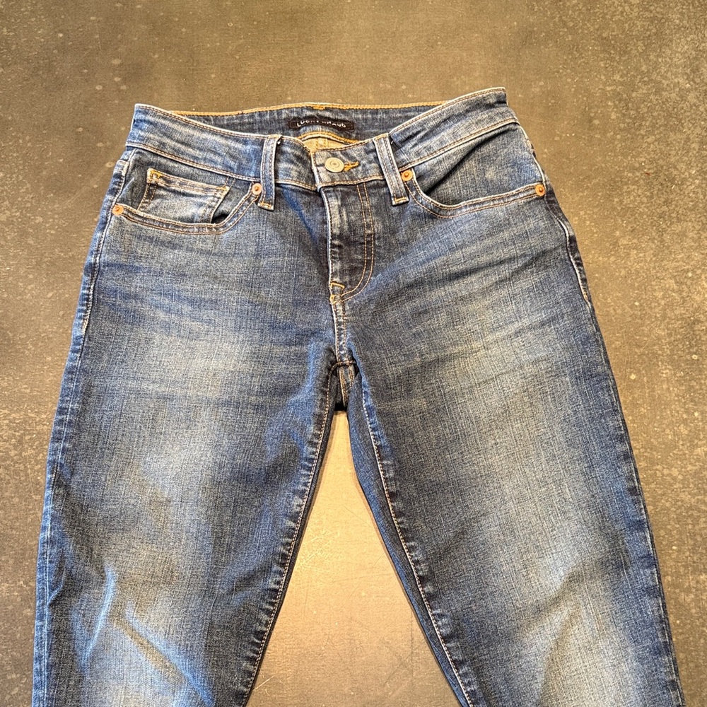 Lucky Brand Women's Skinny Jeans in Blue Lolita Low Rise